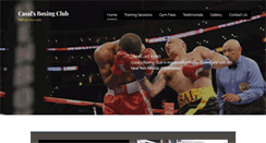 Desktop Screenshot of casalsboxingclub.com